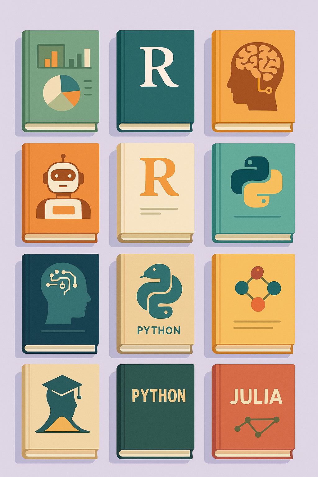 📚 Free Books on R, Python, Julia, Statistics & AI | Academic