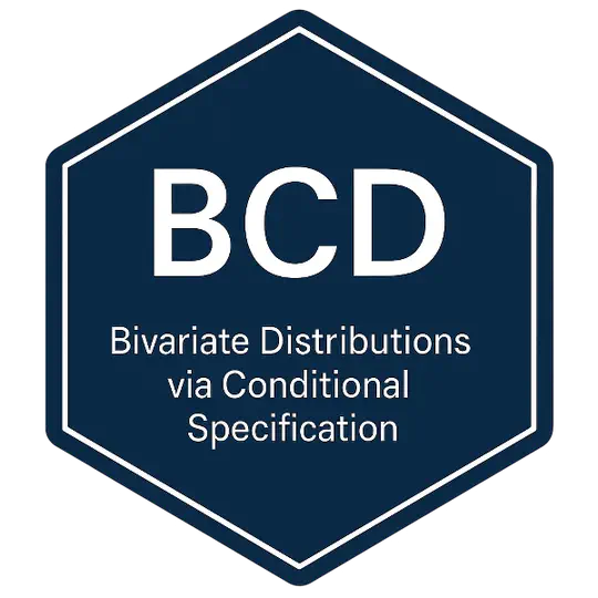BCD: Bivariate Distributions via Conditional Specification